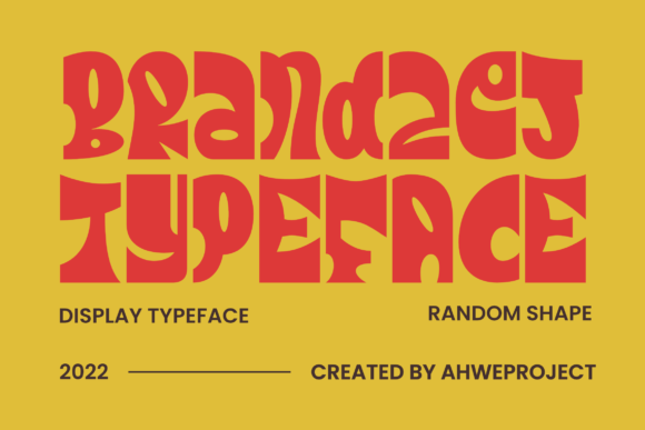 Brandzet: The Random Display Font for Bold Titles