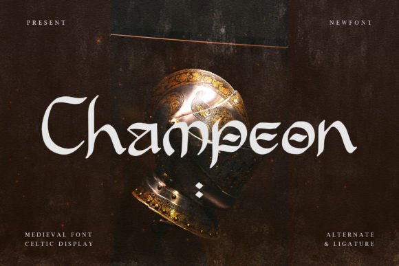 Champeon: Elevate Historical Designs with Bold Gothic Style
