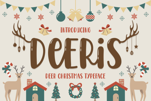 Deeris: The Festive Font for Unique Holiday Designs