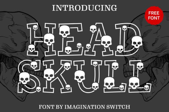 Head Skull: A Bold Display Font for Impactful Branding