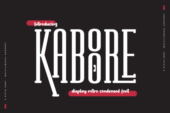 Kaboore: Bold, Retro Condensed Sans for Impact