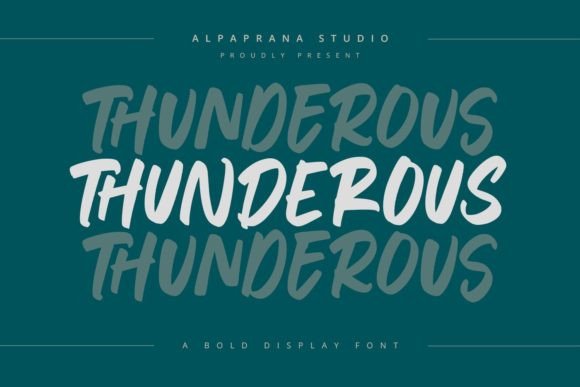 Thunderous Font: A Practical Guide to Using Bold Handwritten Typography in Modern Design