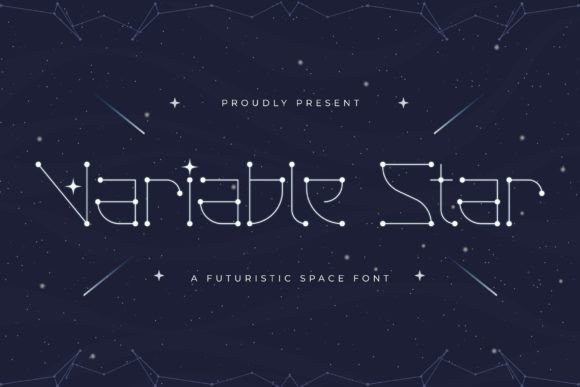 Variable Star: A Futuristic Font for Modern Design